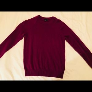 Theory dark purple cashmere sweater size small